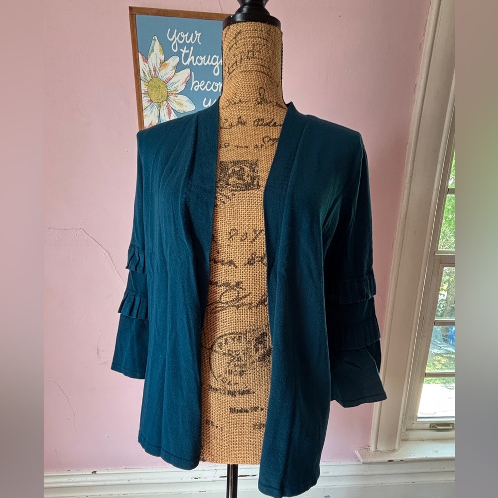 Alfani Women's Teal Tunic Top
